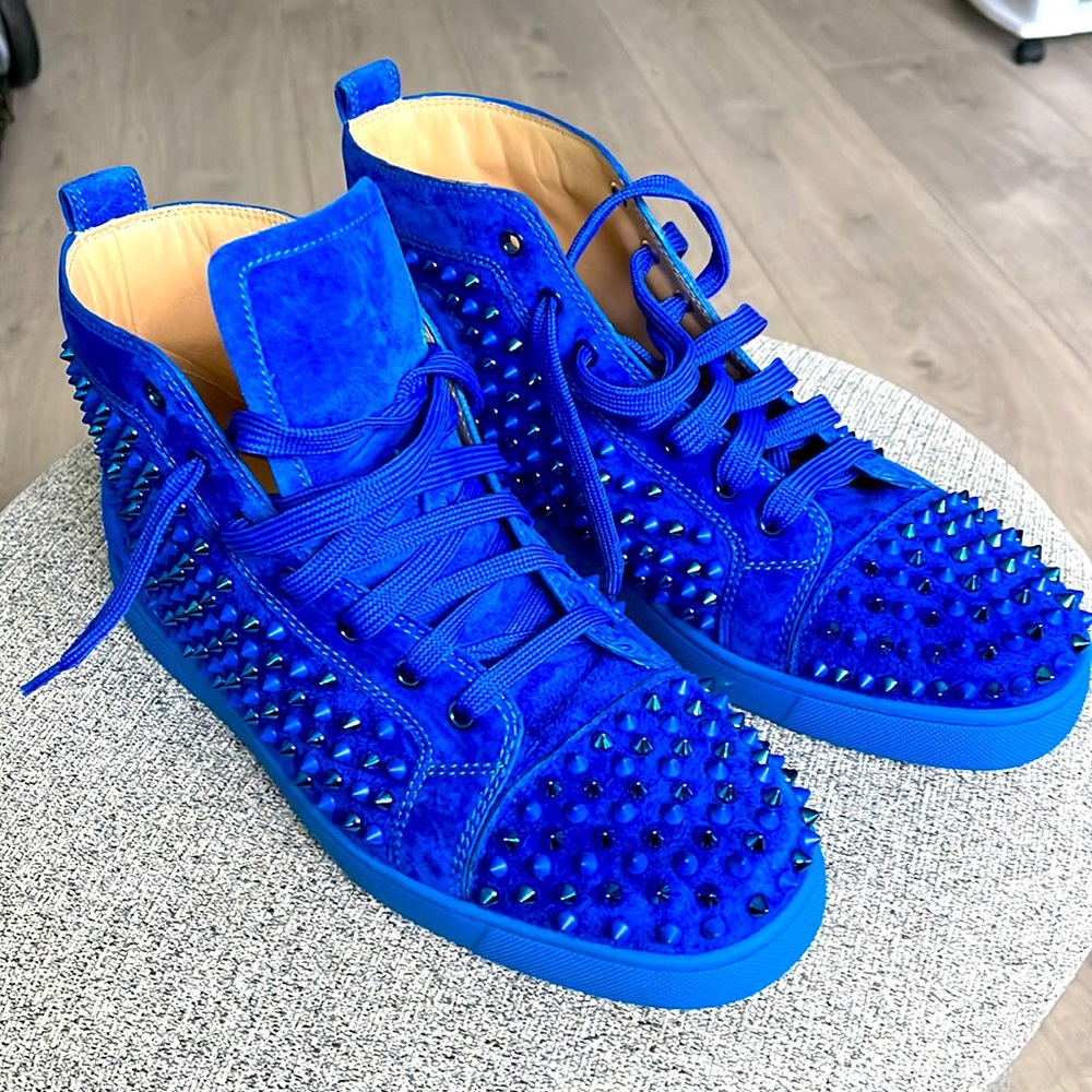 Christian Louboutin size 43.5 with original box extra laces and spikes.